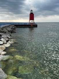 Nearby lighthouse