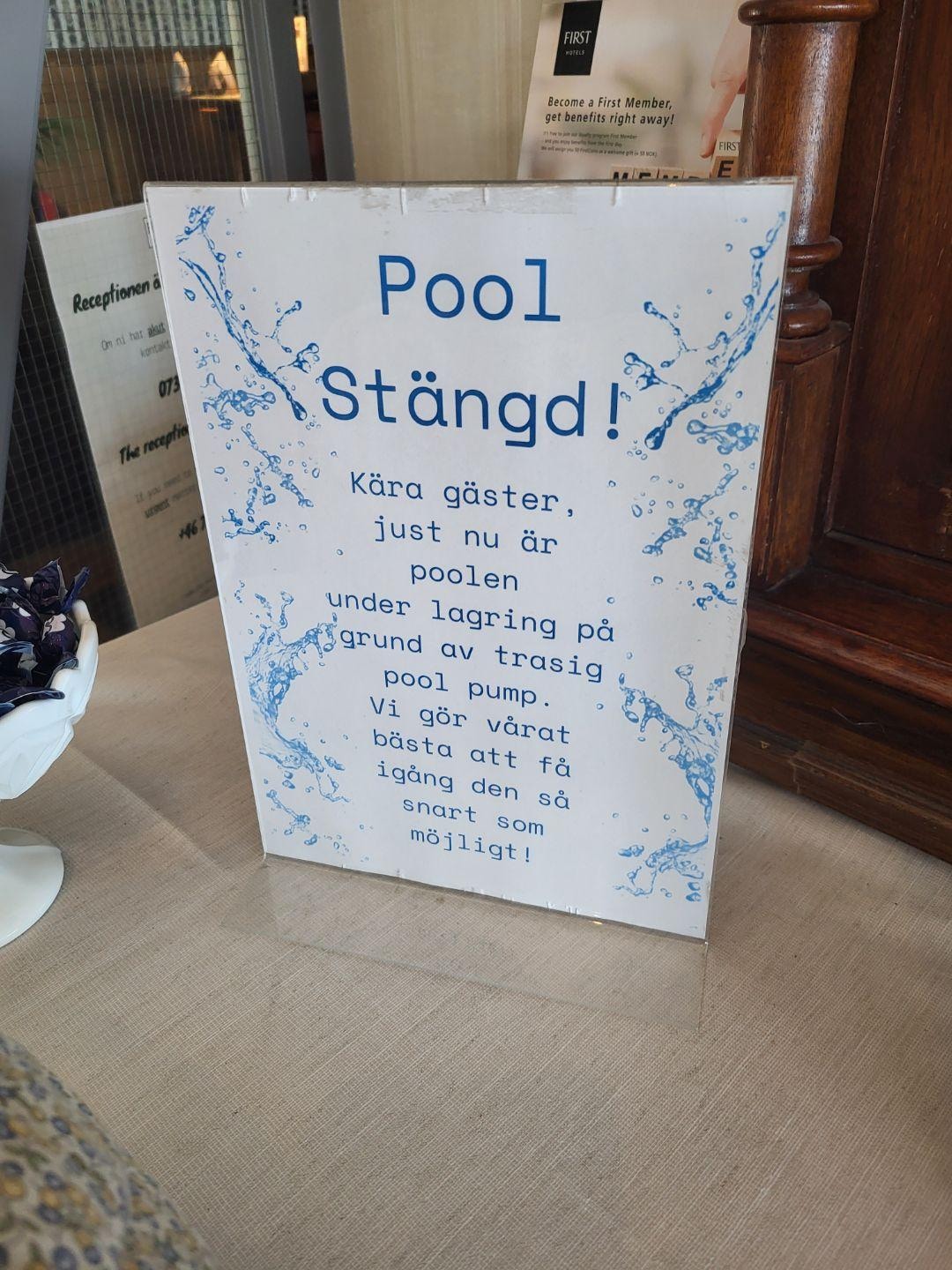 Verkar ha varit ur drift läng......