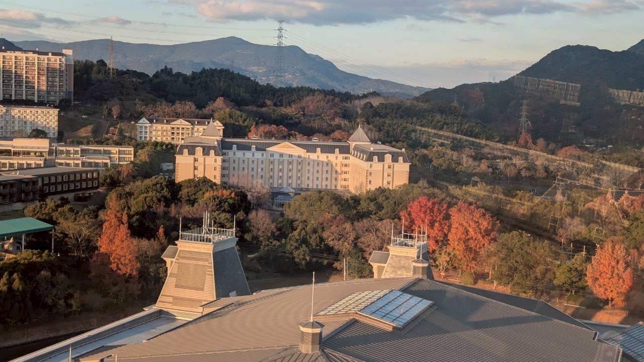 ハウステンボスの観覧車から撮影しました。
泊まる前の撮影だったので、宿泊するのが楽しみでなりませんでした。