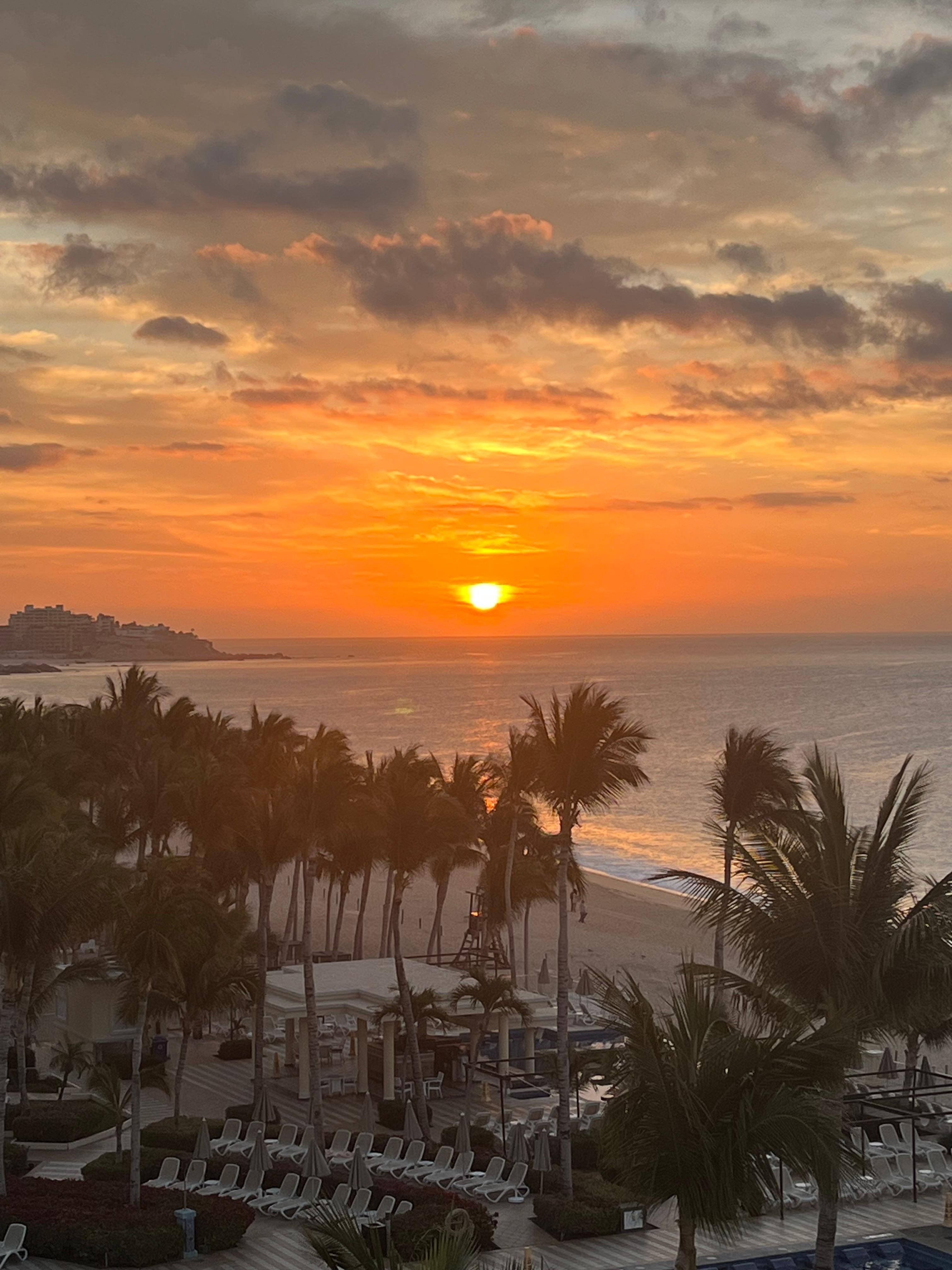 Sunrise from our room