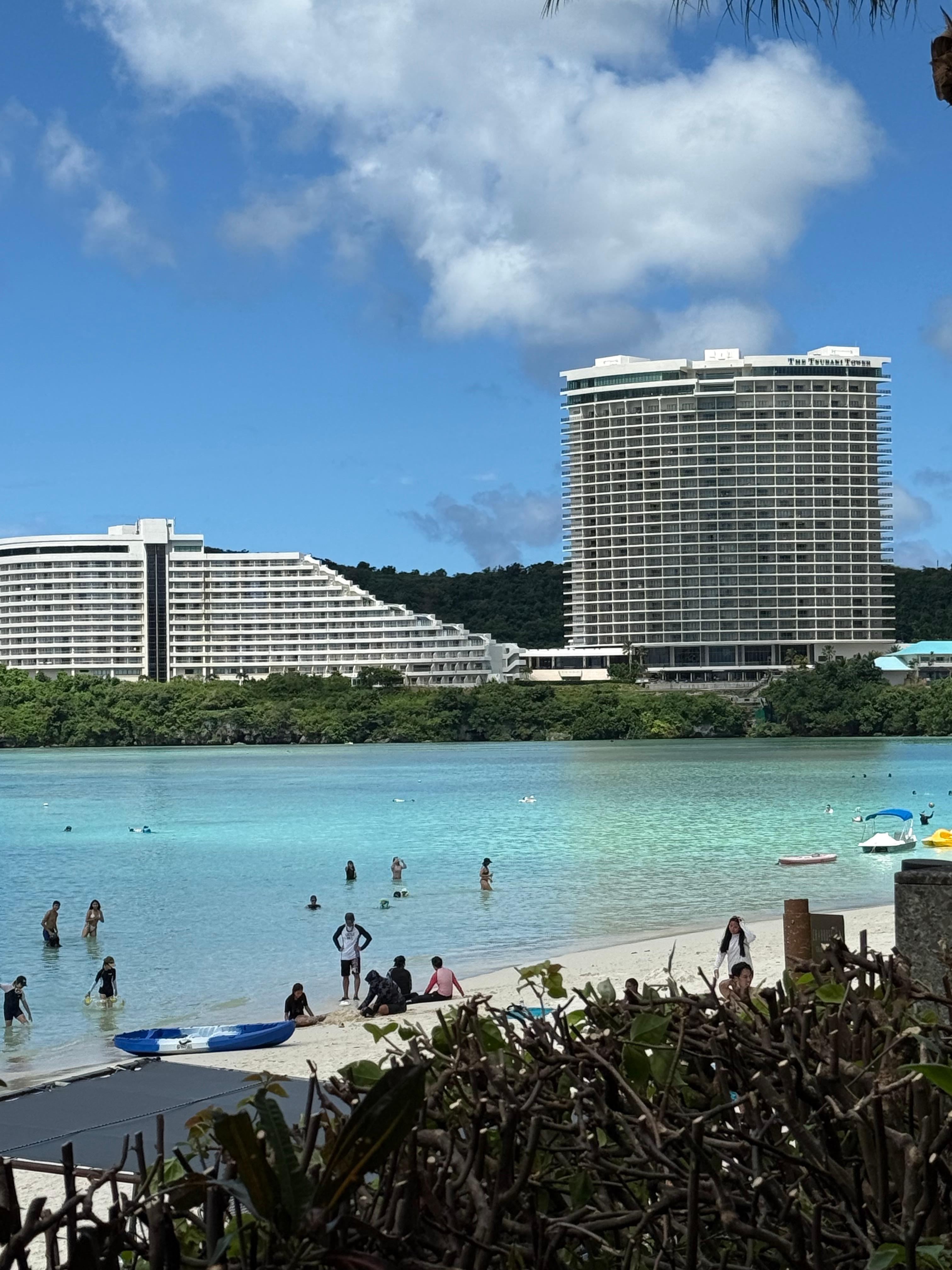 タシグリルからツバキタワーを望む