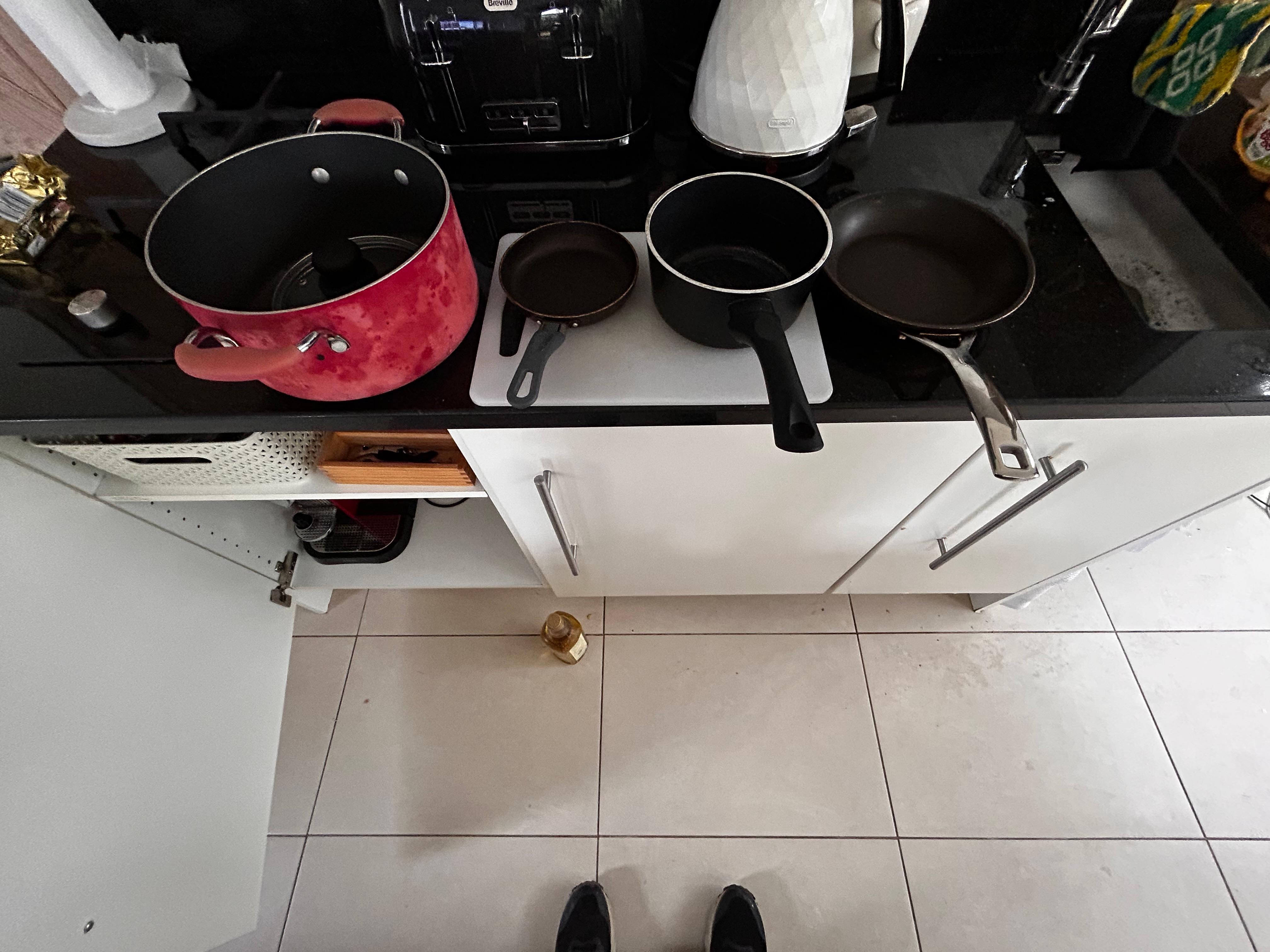 Less than adequate pots and pans