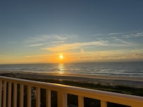 Sunrise on the balcony