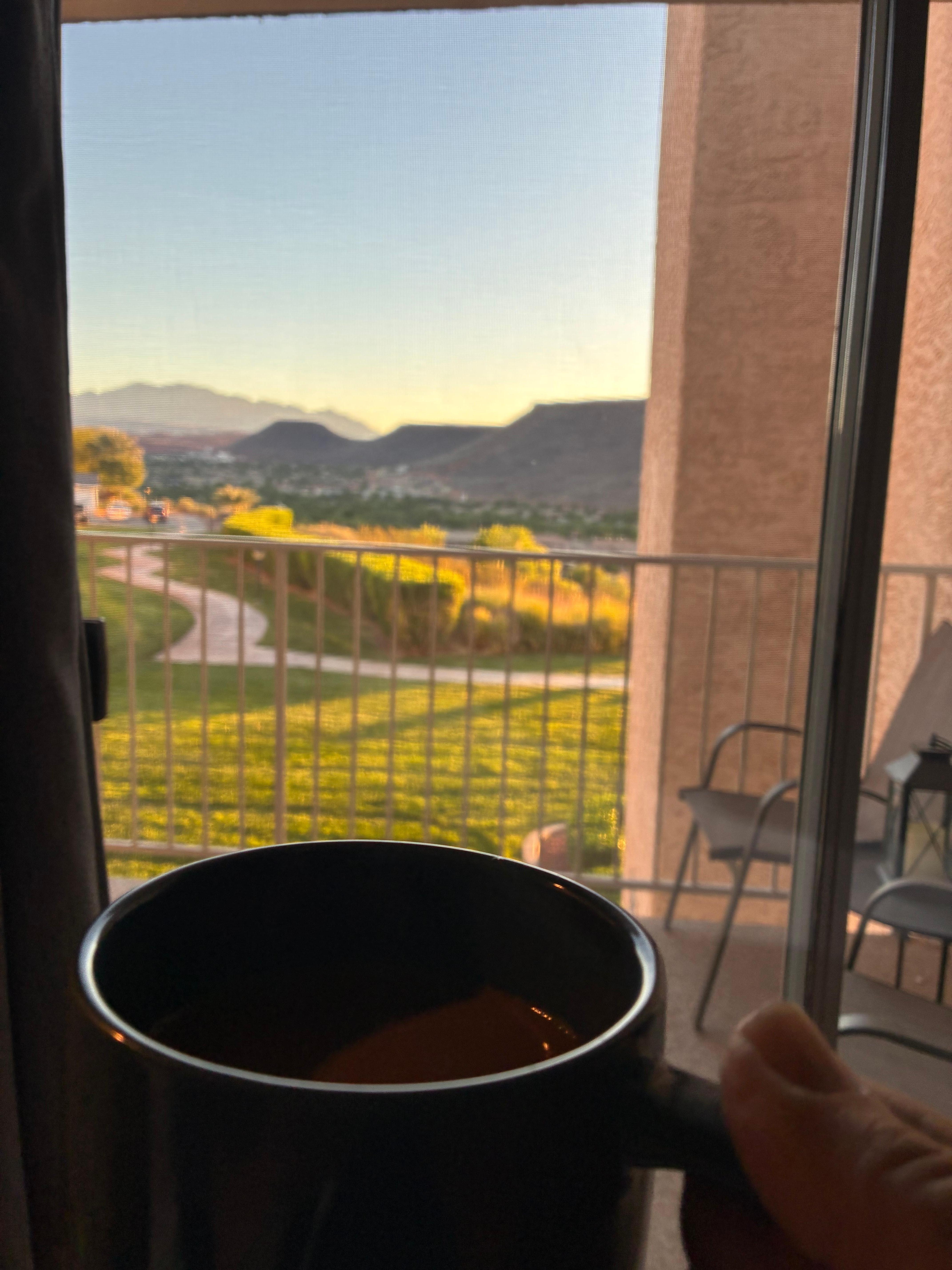 My bedside wake up view!