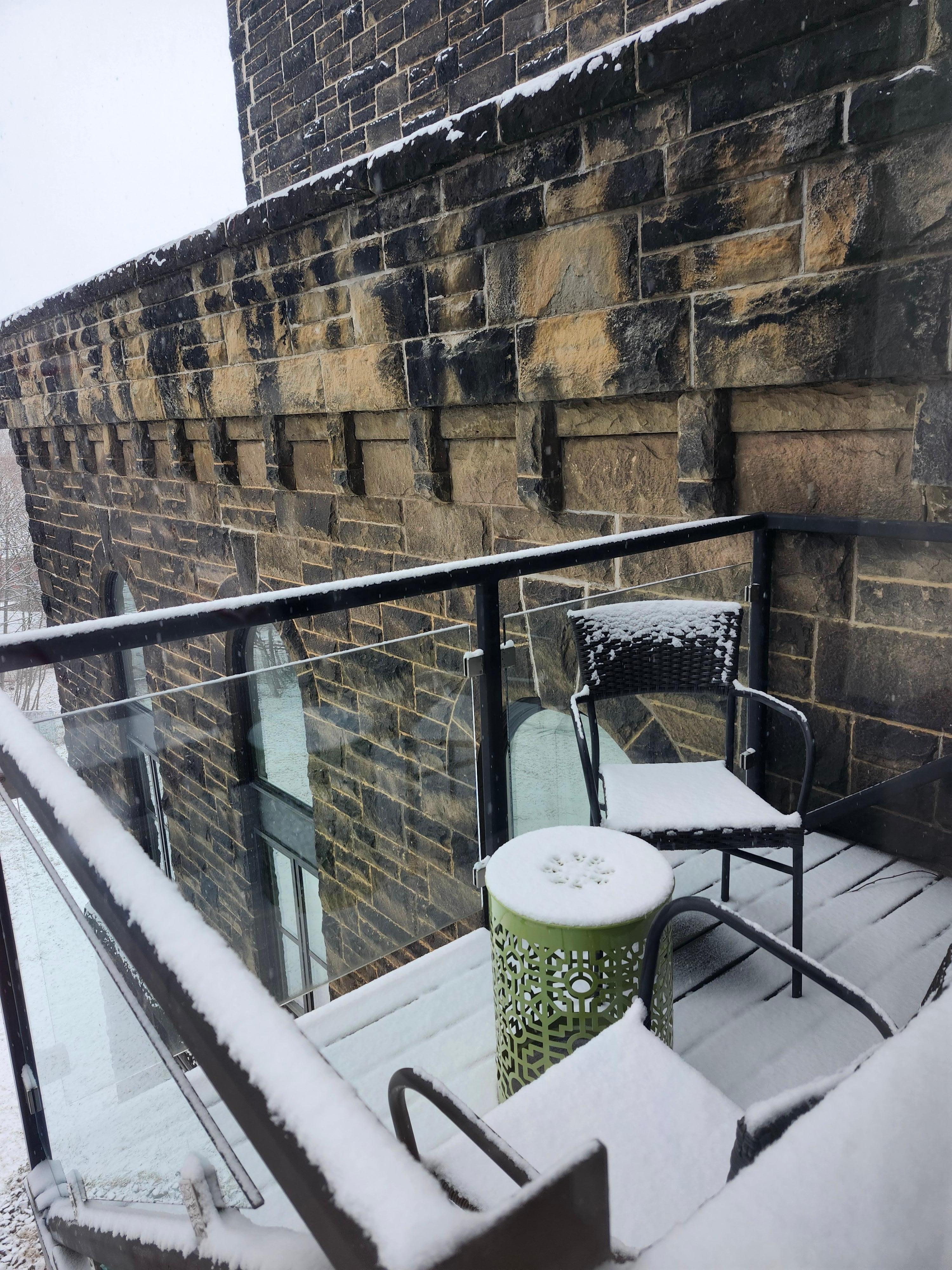 Balcony off secondary bedroom