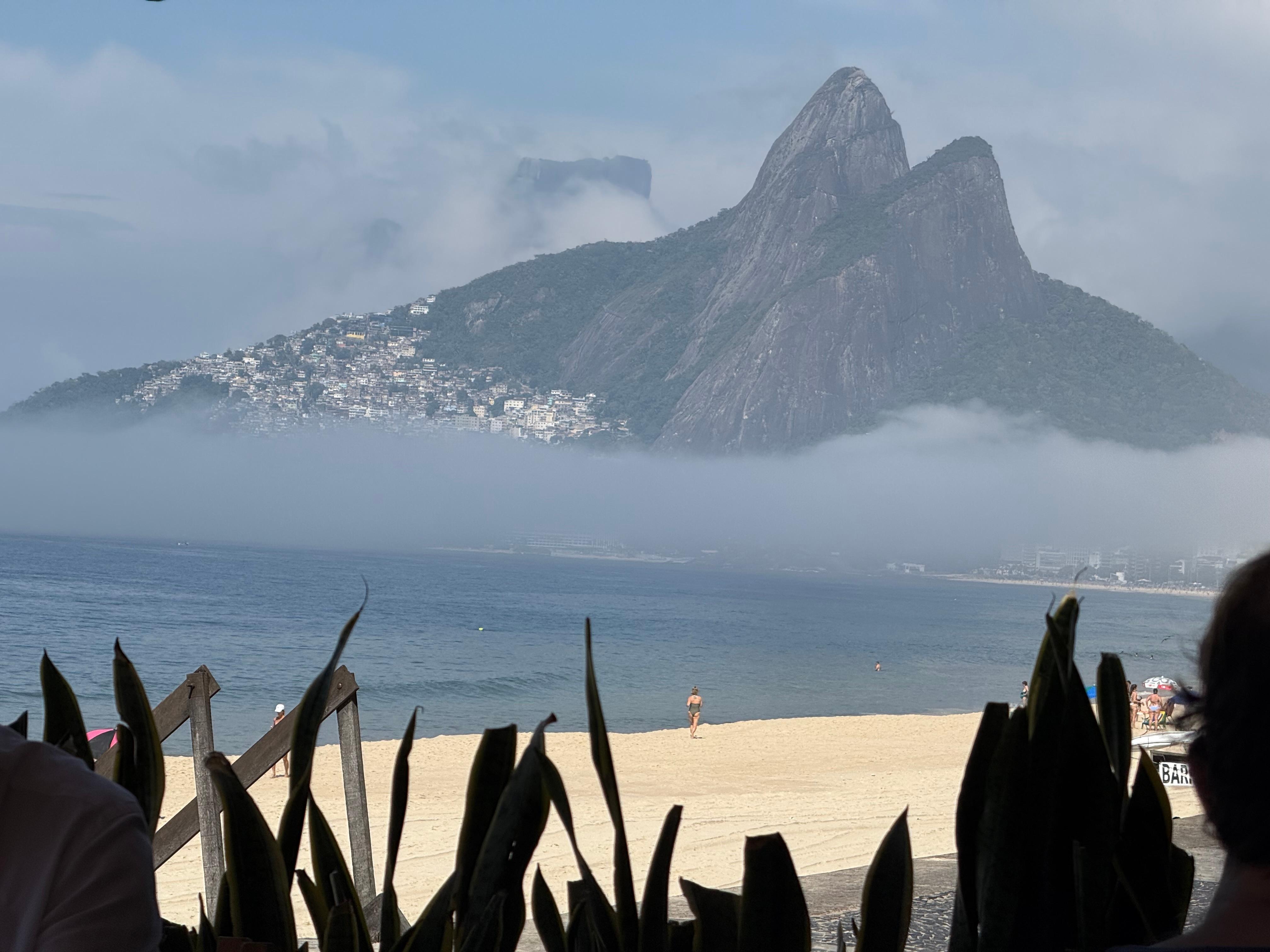 View from hotel restaurant