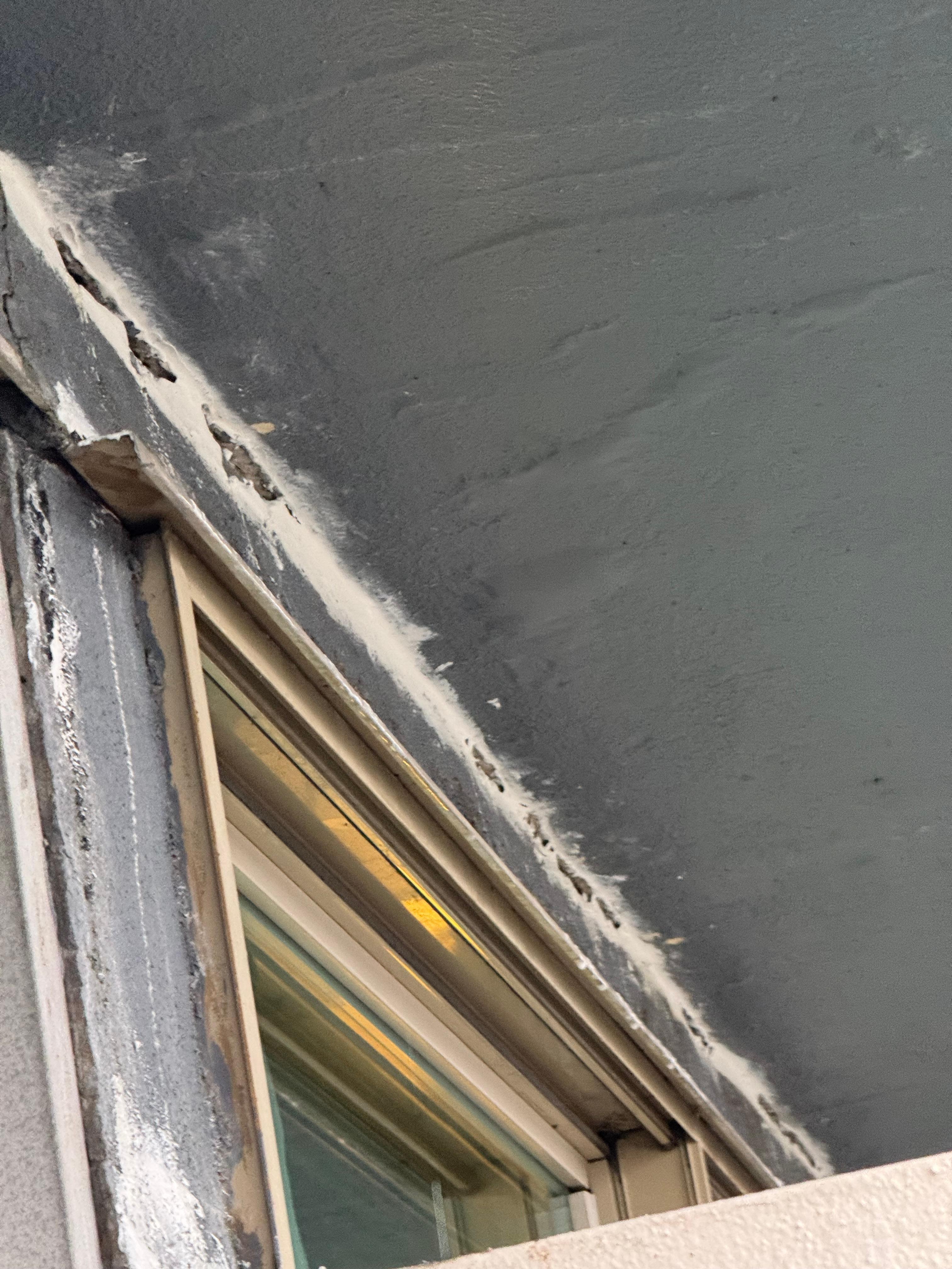 Mold visible from room next door, complete structural issues at that