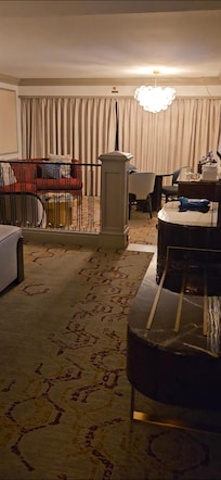 Second view of separate seating area from hallway