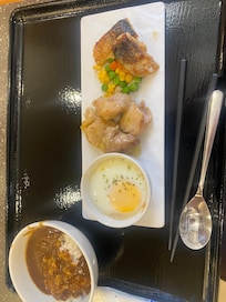 朝食の一部