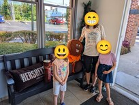 A friendly local welcome upon entering.