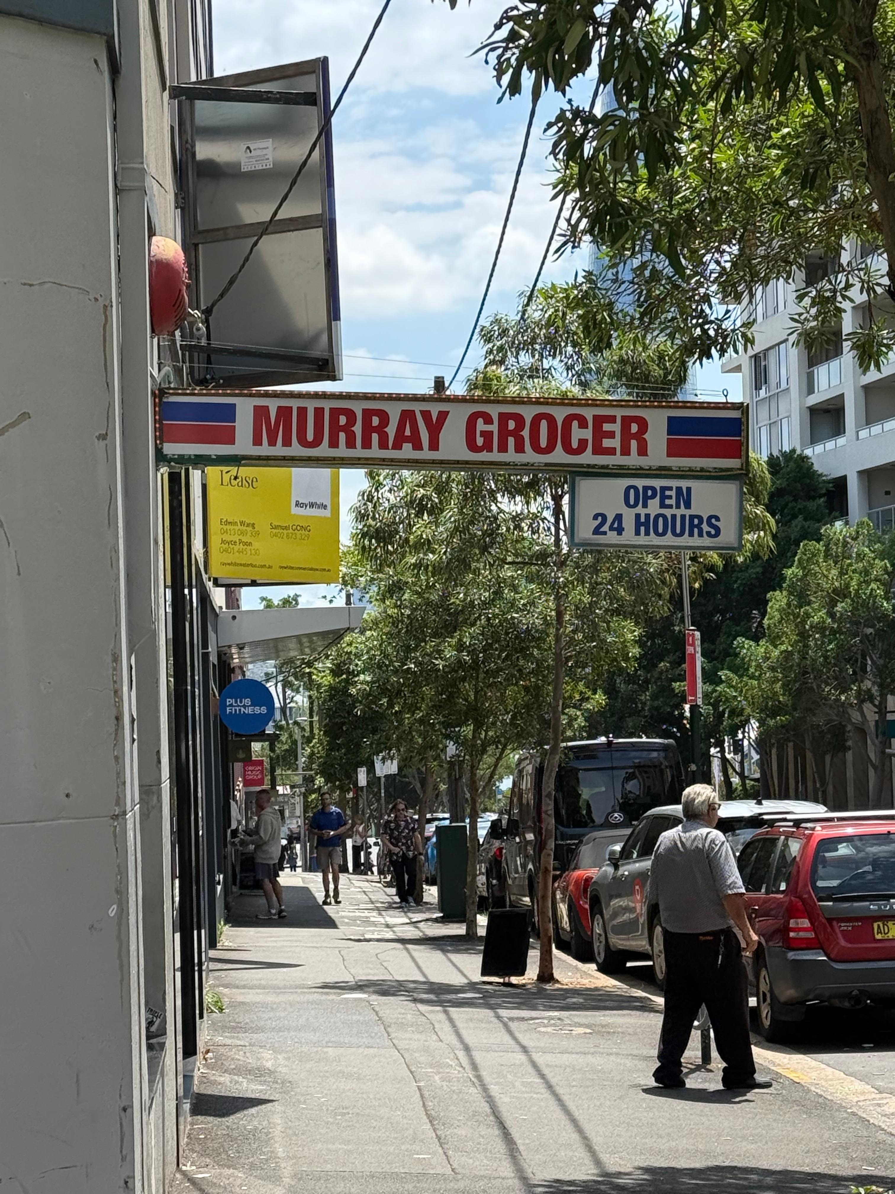 Street view across Murray Street