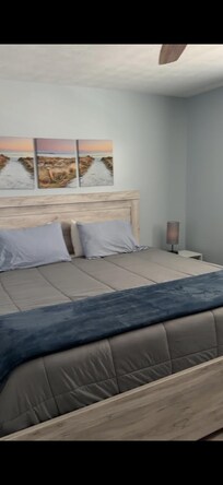 King bedroom with twin