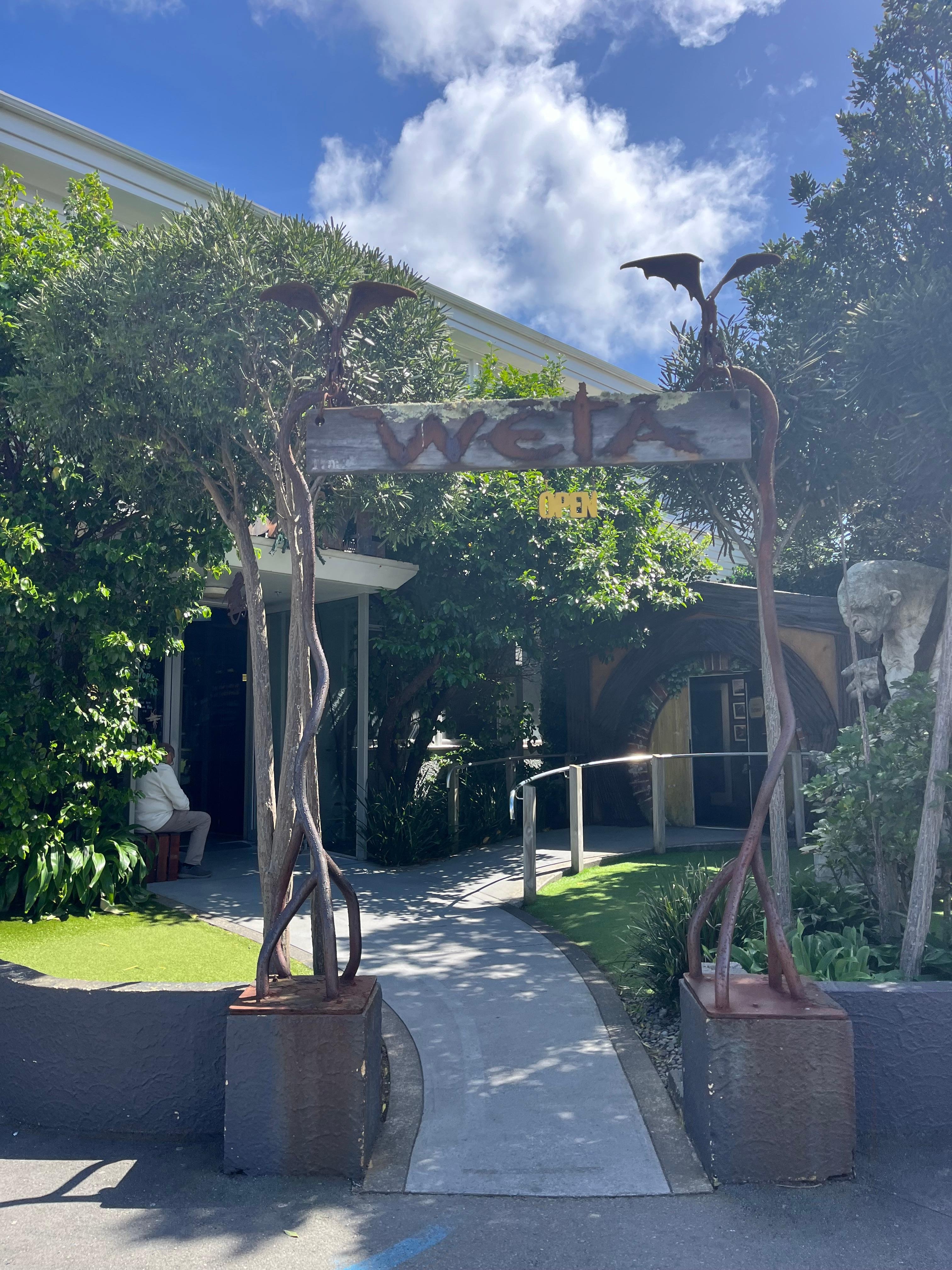 Weta cave, we walked the pedestrian path just down the street from the cottage (up, over and down).  This was a cool experience. 