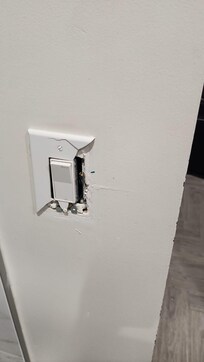 Broken wouldn’t let us turn off light