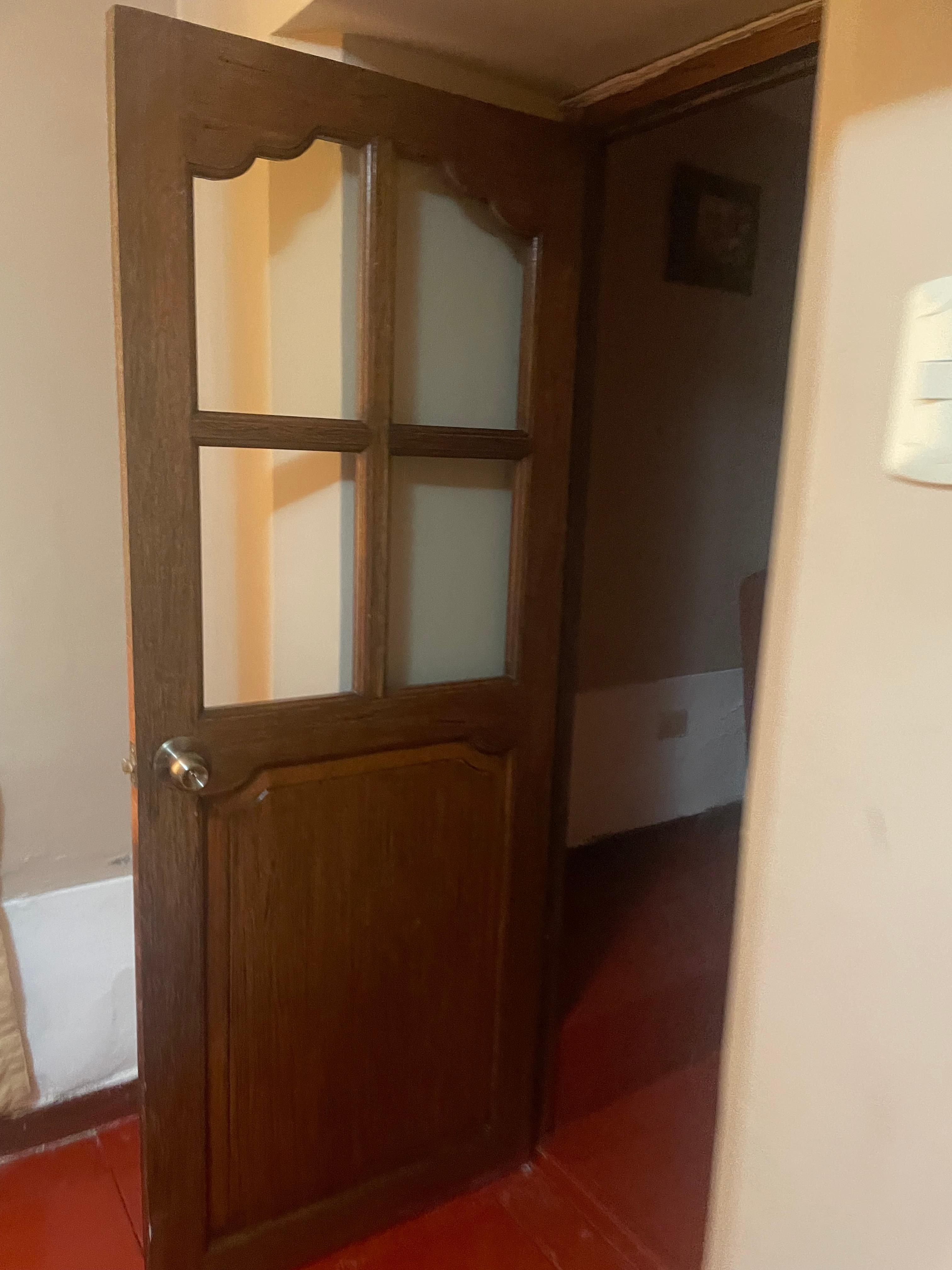 The private bathroom entrance also very clean. 