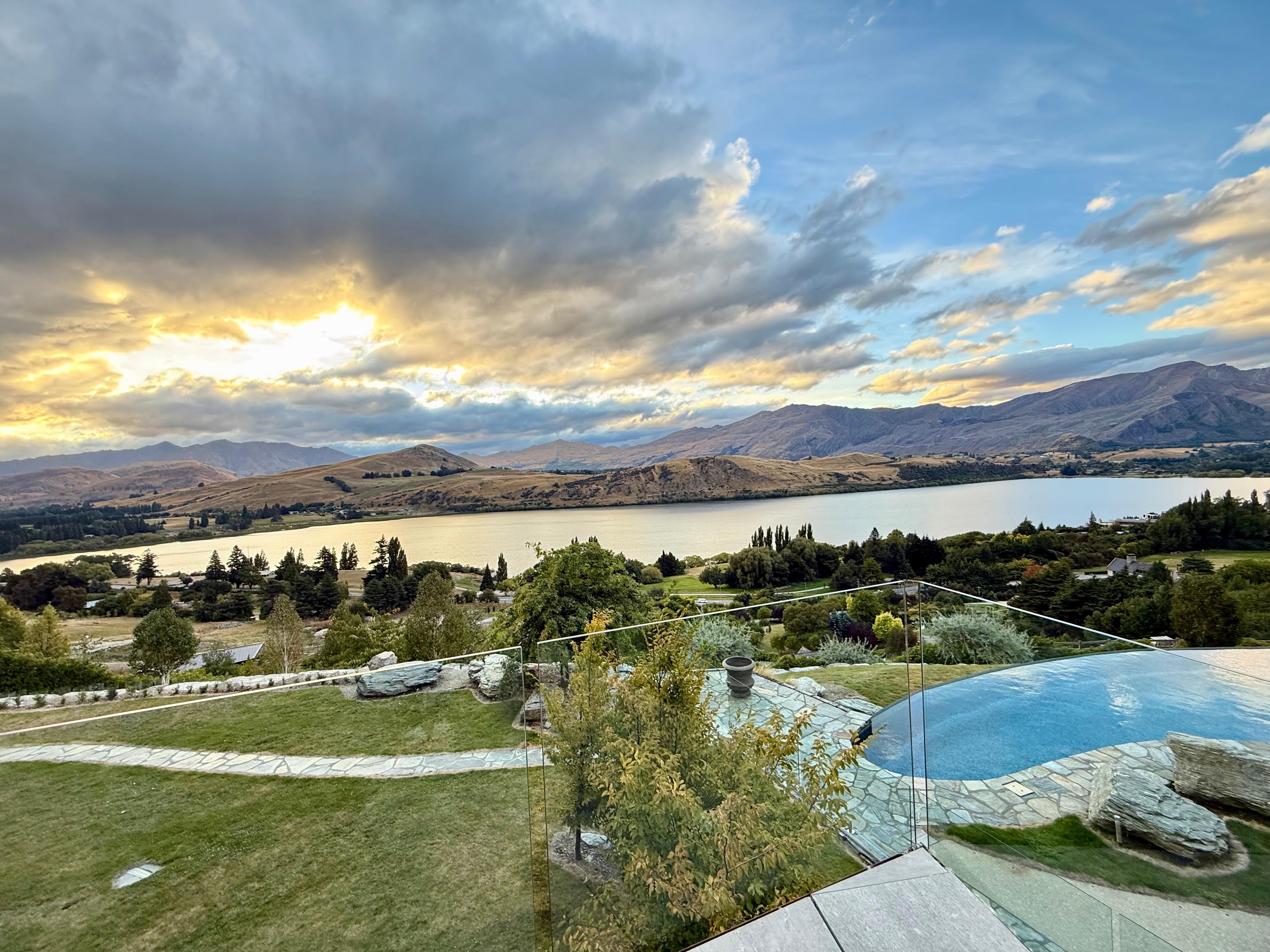 Morning view from our room.