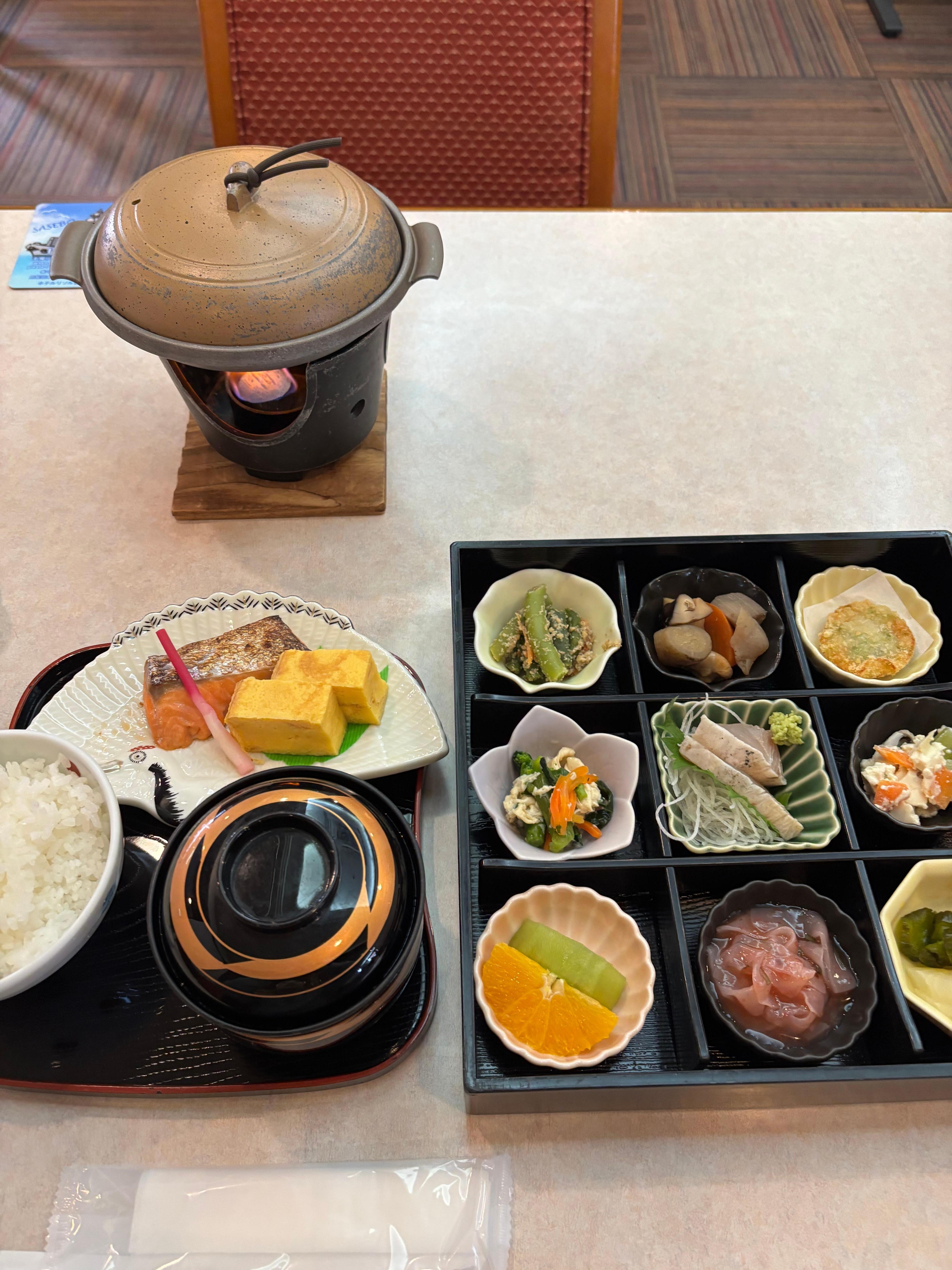 Traditional Japanese breakfast