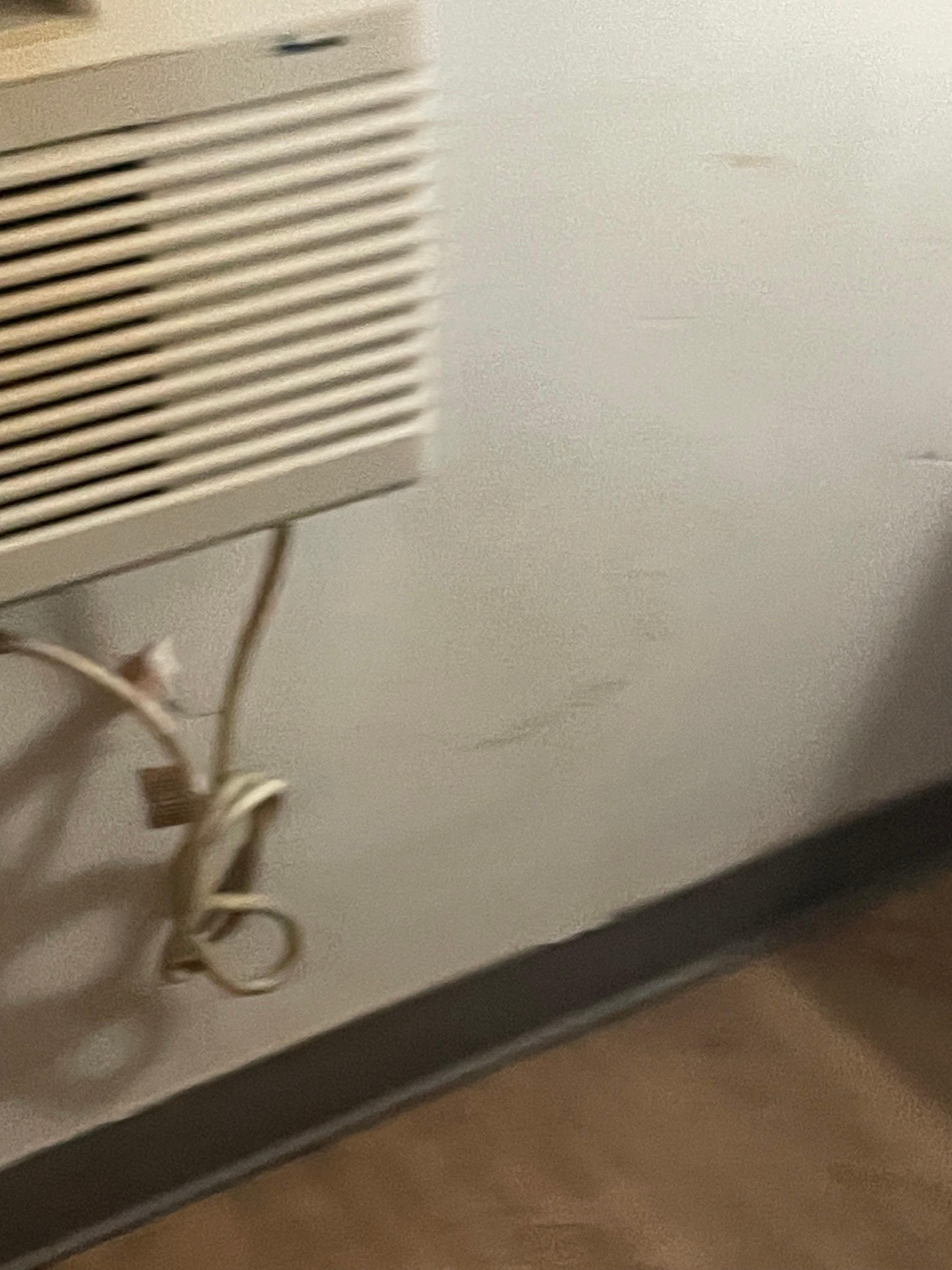 Filthy just look at the walls