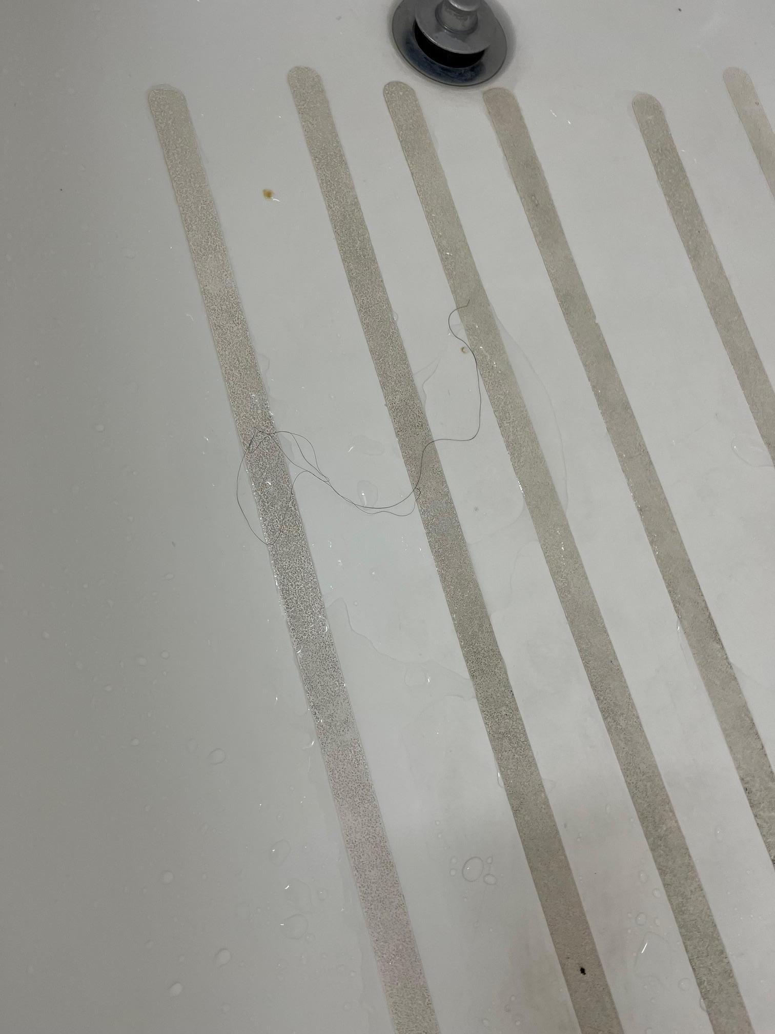 Hair in shower