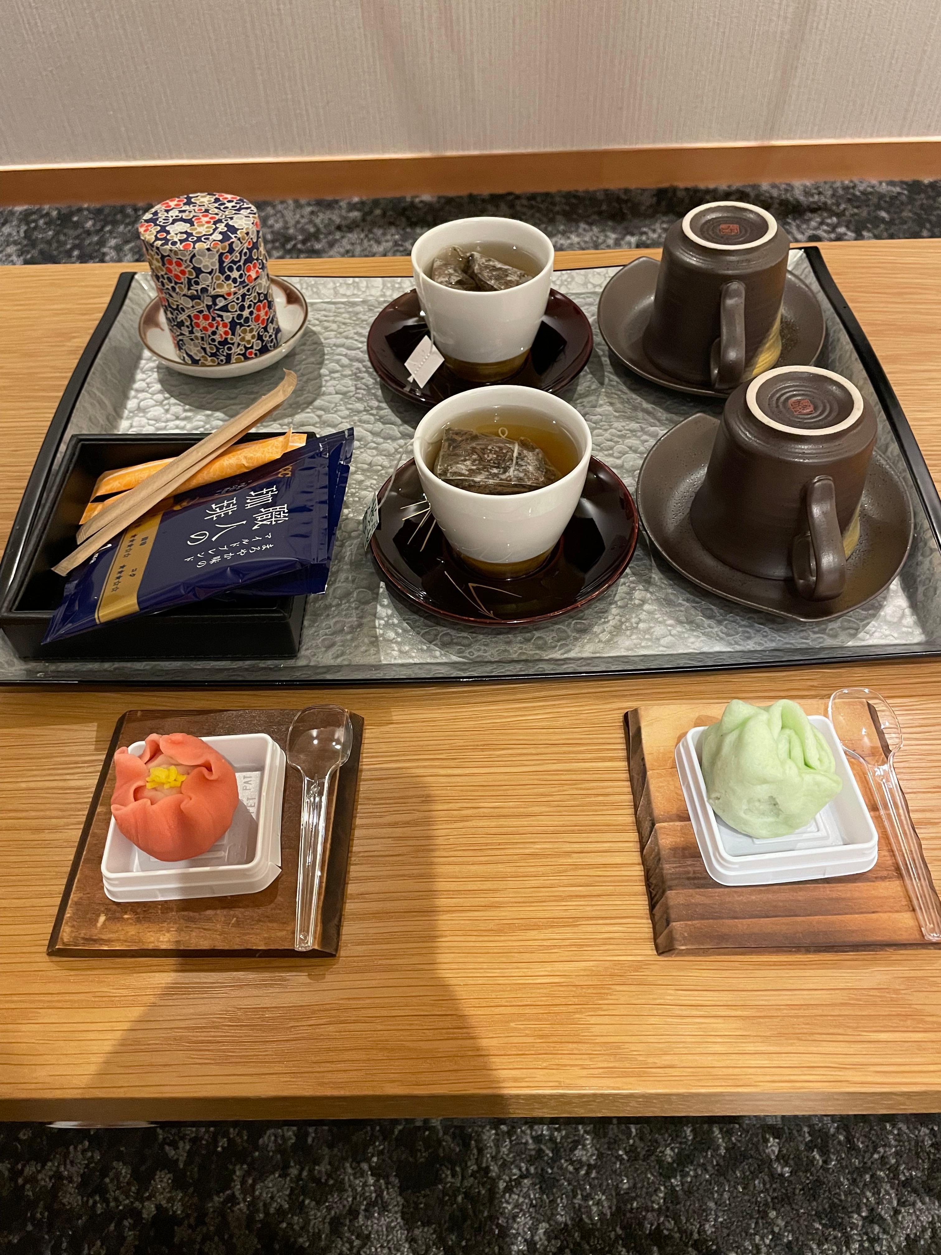 Afternoon tea with sweets