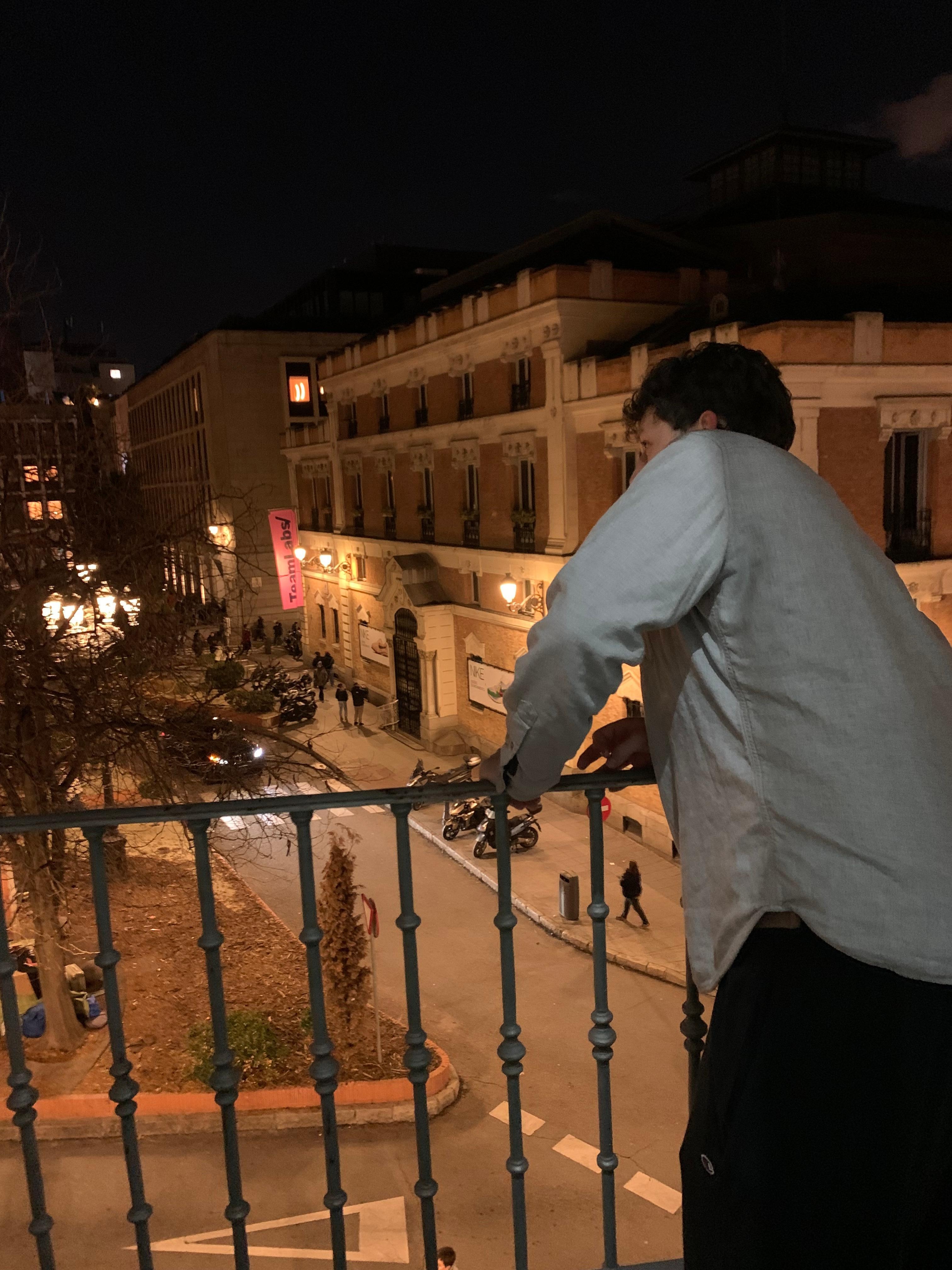 From our balcony the view was nice.