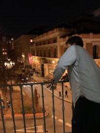 From our balcony the view was nice.