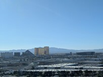 View from our partial strip View room