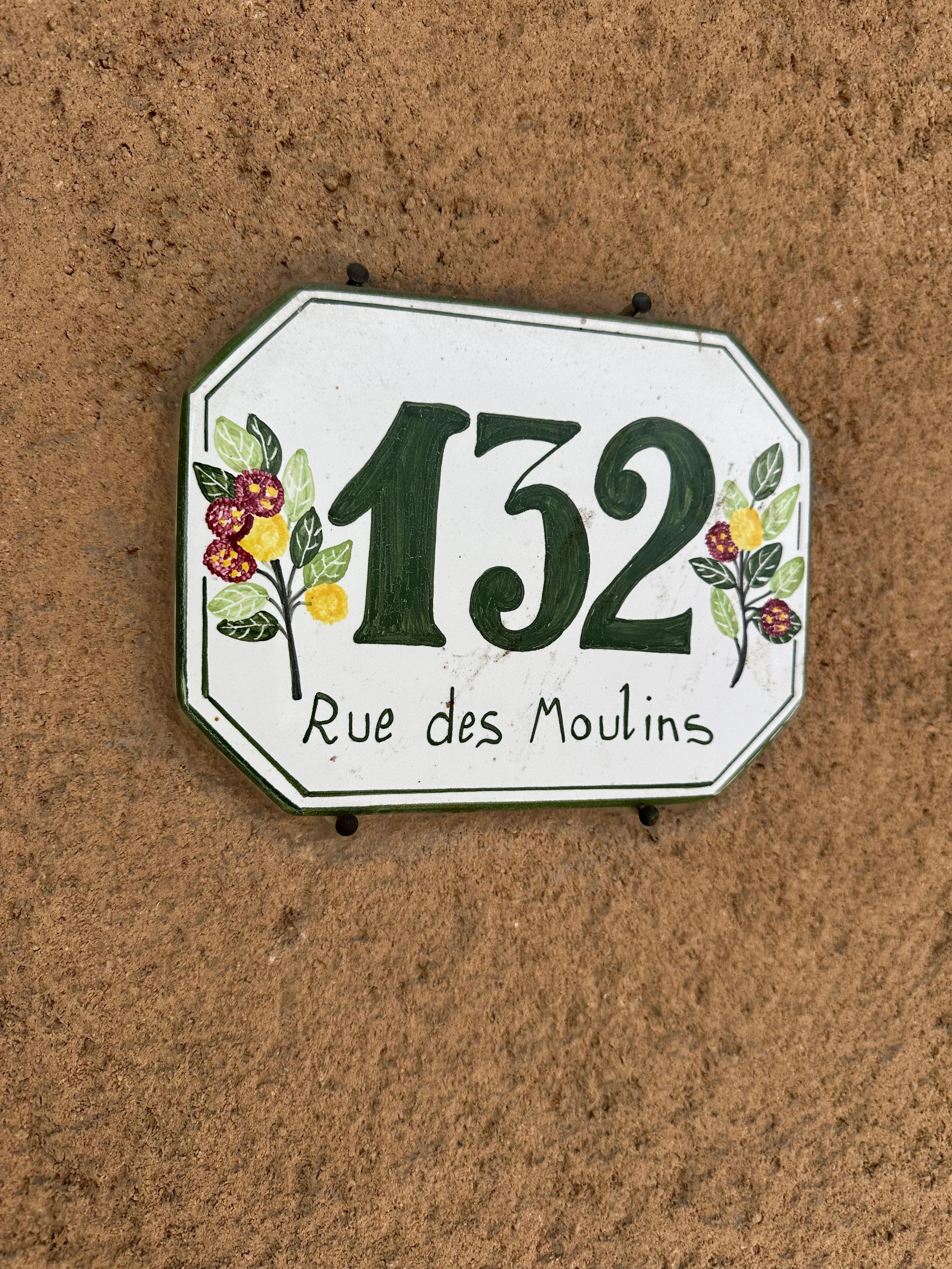 Front Address Plate