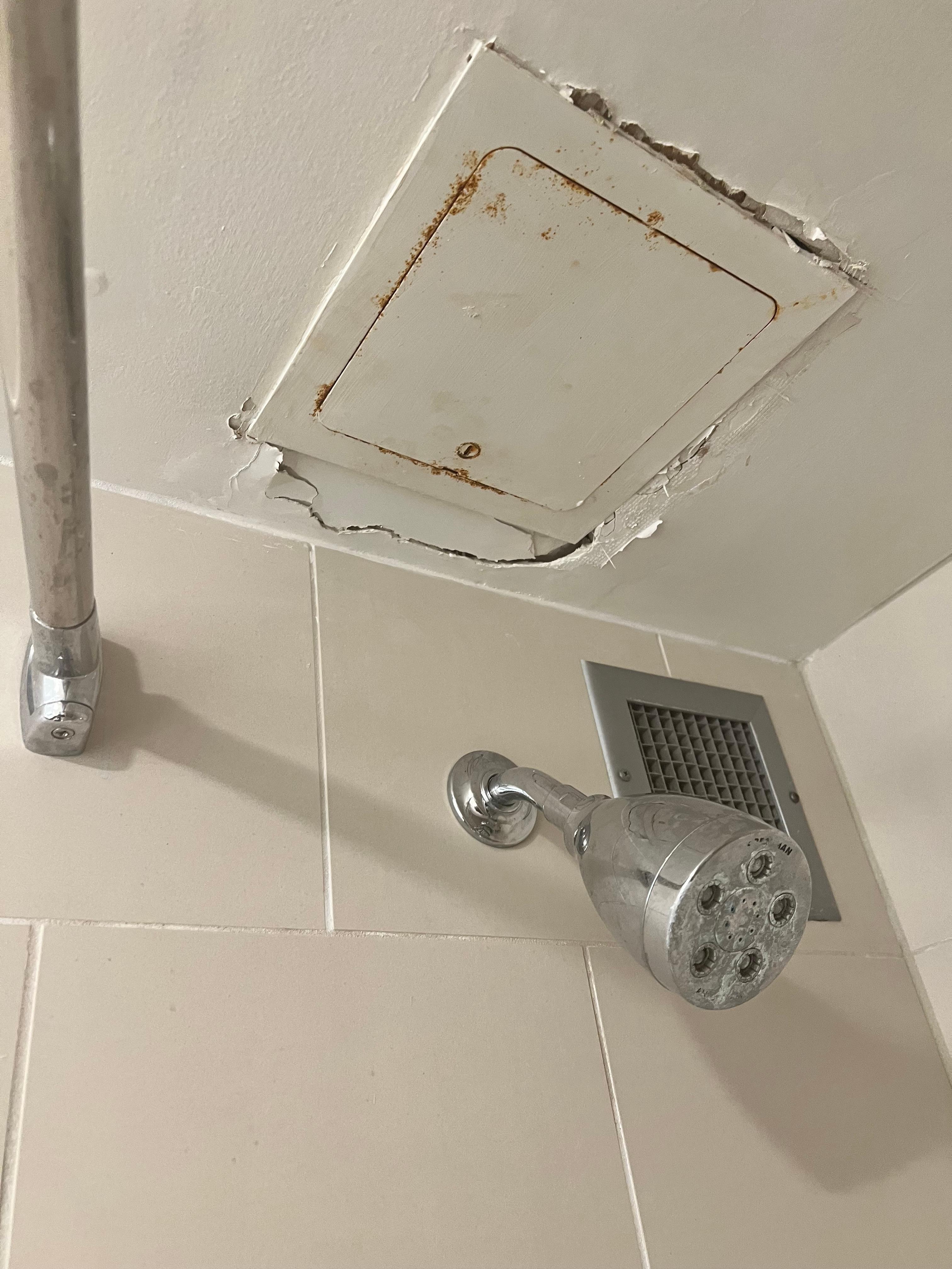 Over the shower