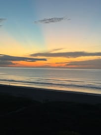 Beautiful sunrise picture taken from the balcony.