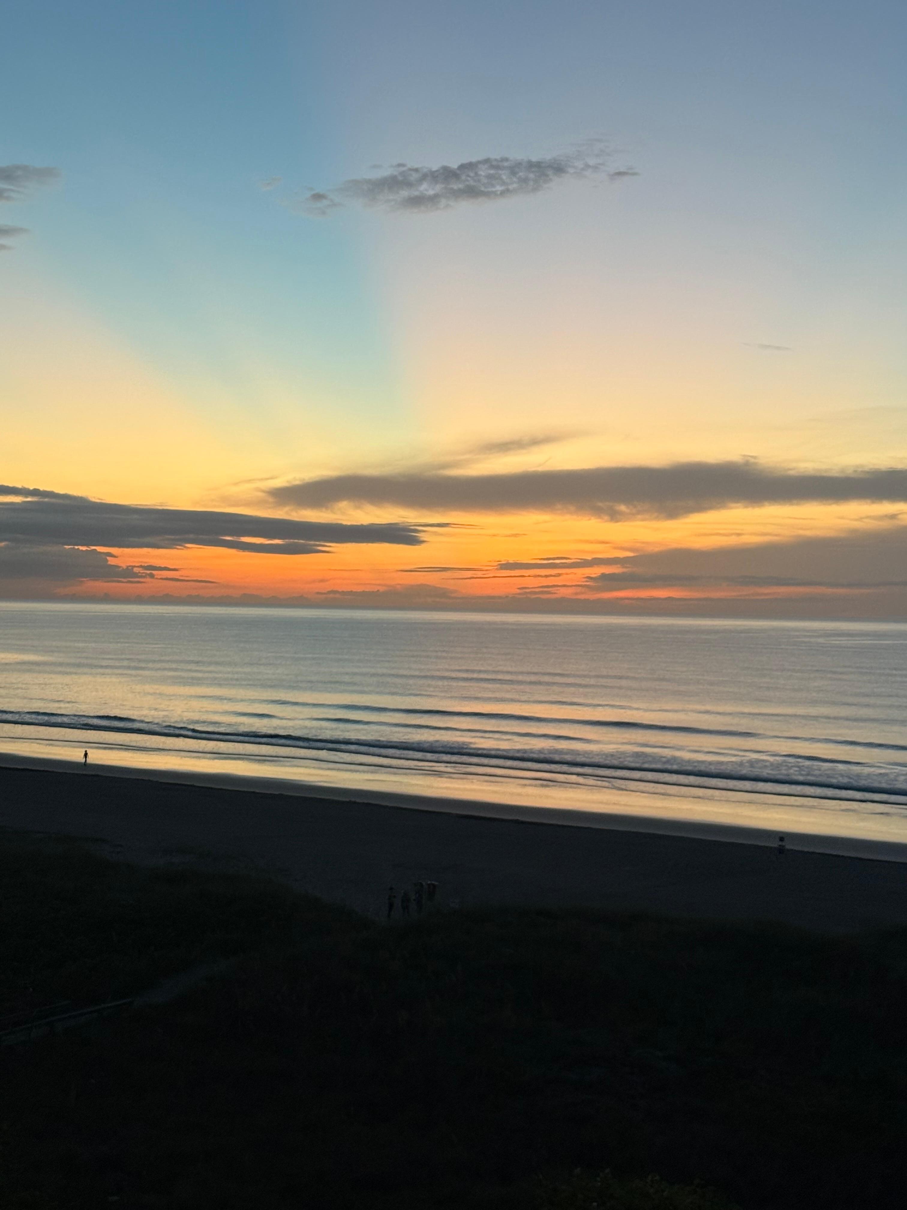 Beautiful sunrise picture taken from the balcony.