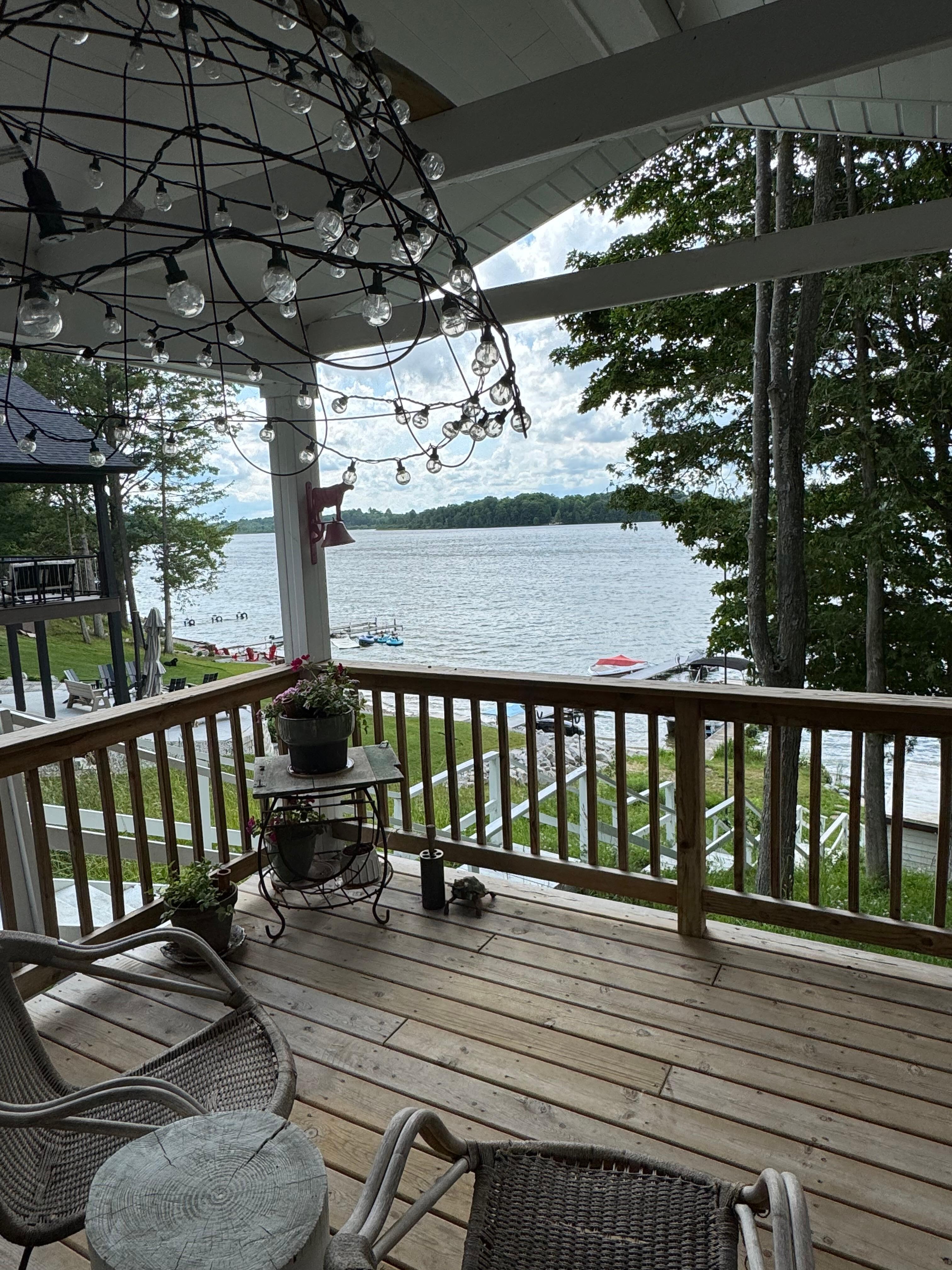 View from the deck