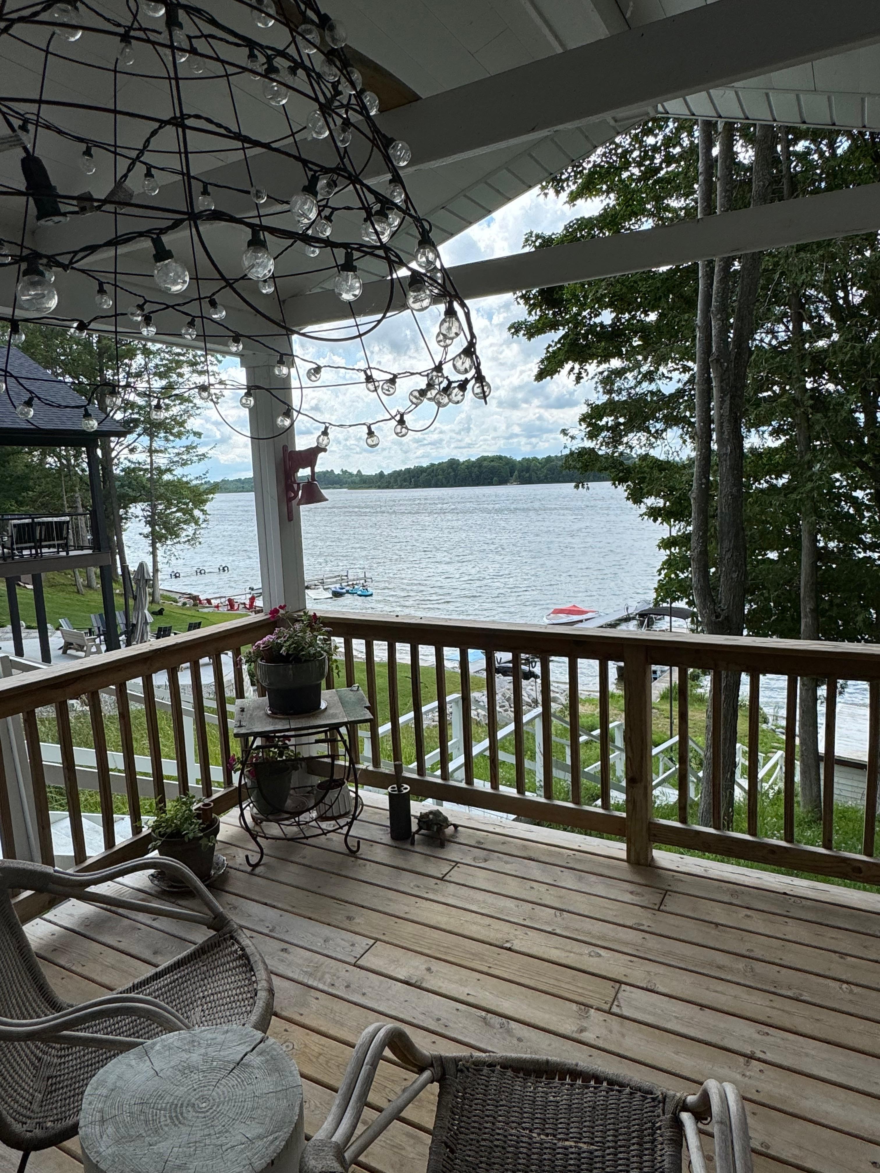View from the deck