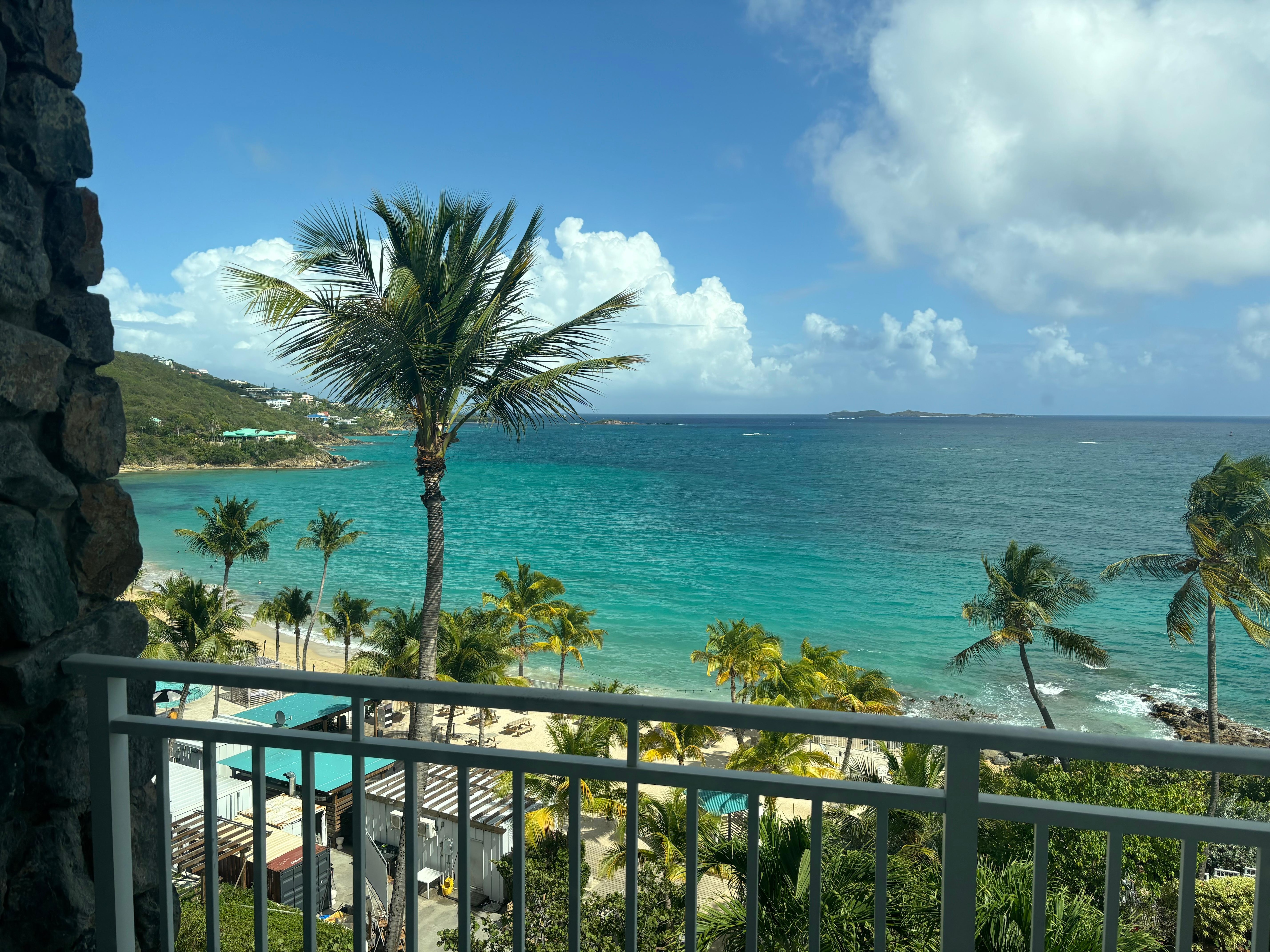 Gorgeous view from the room balcony