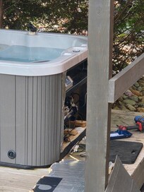 Broken Hot tub