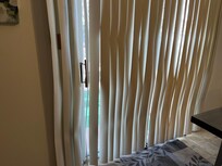 Bent and broken kitchen blinds