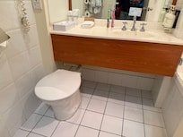 Bathroom in a deluxe room