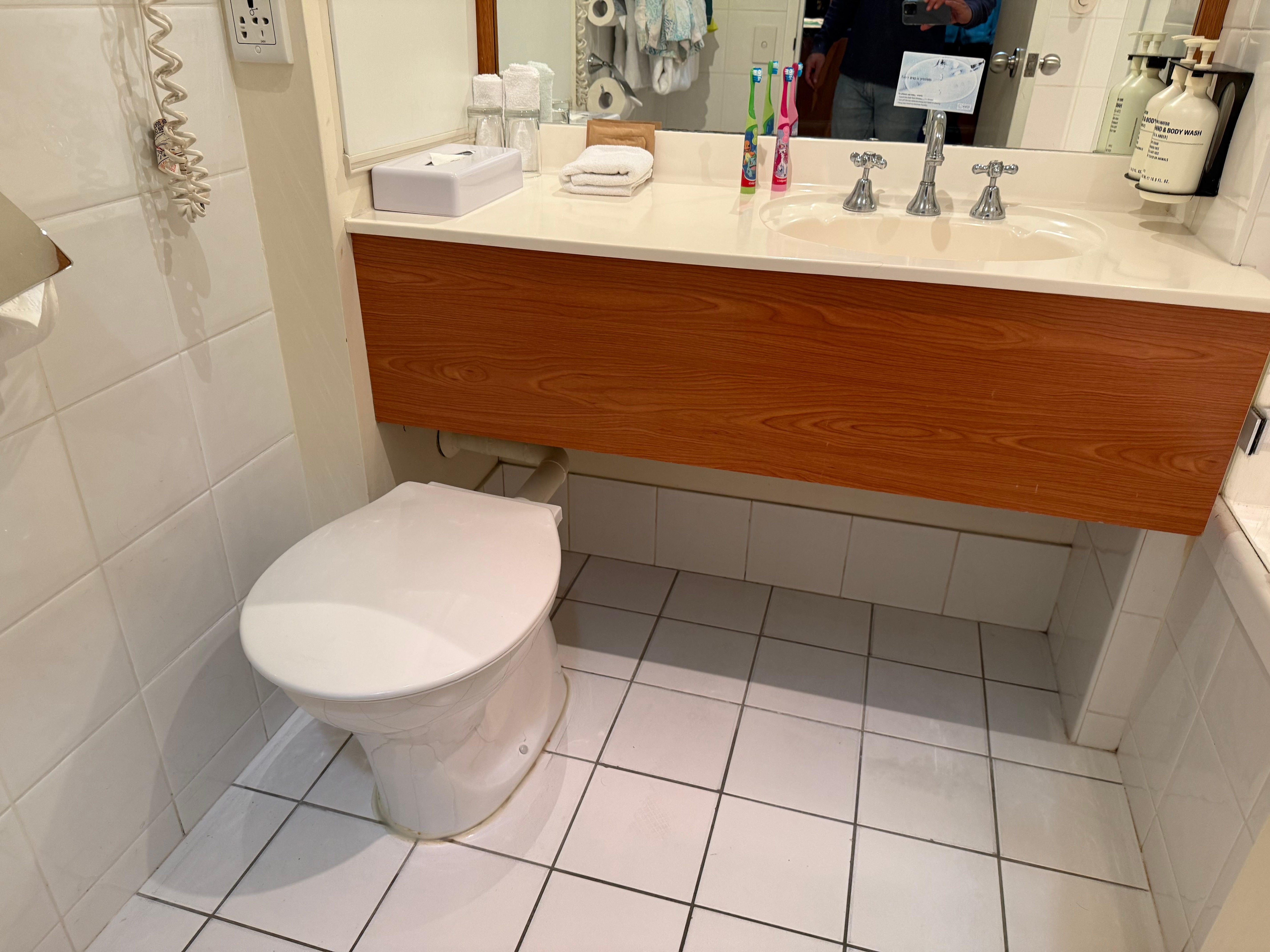 Bathroom in a deluxe room