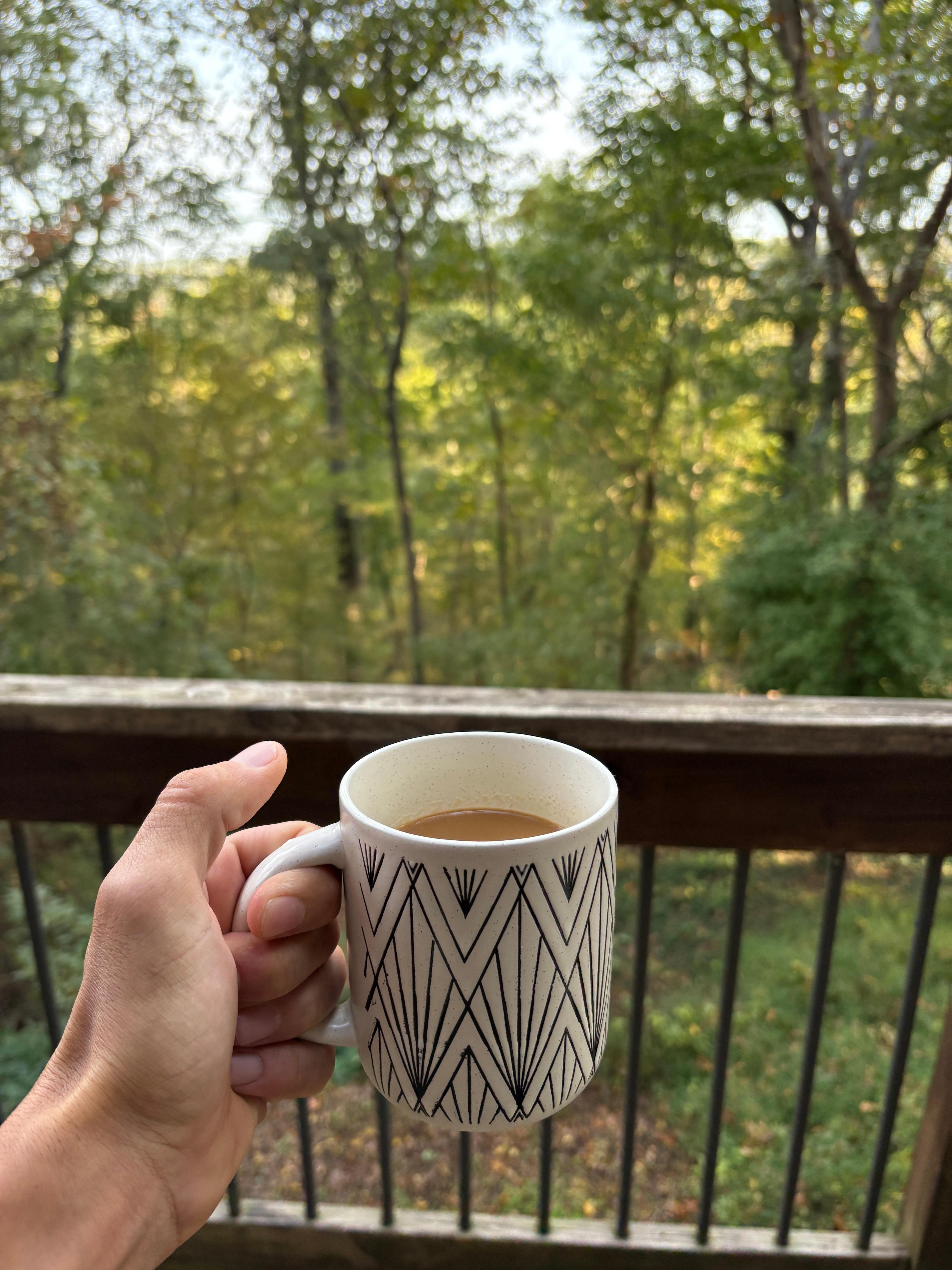 View off the back patio