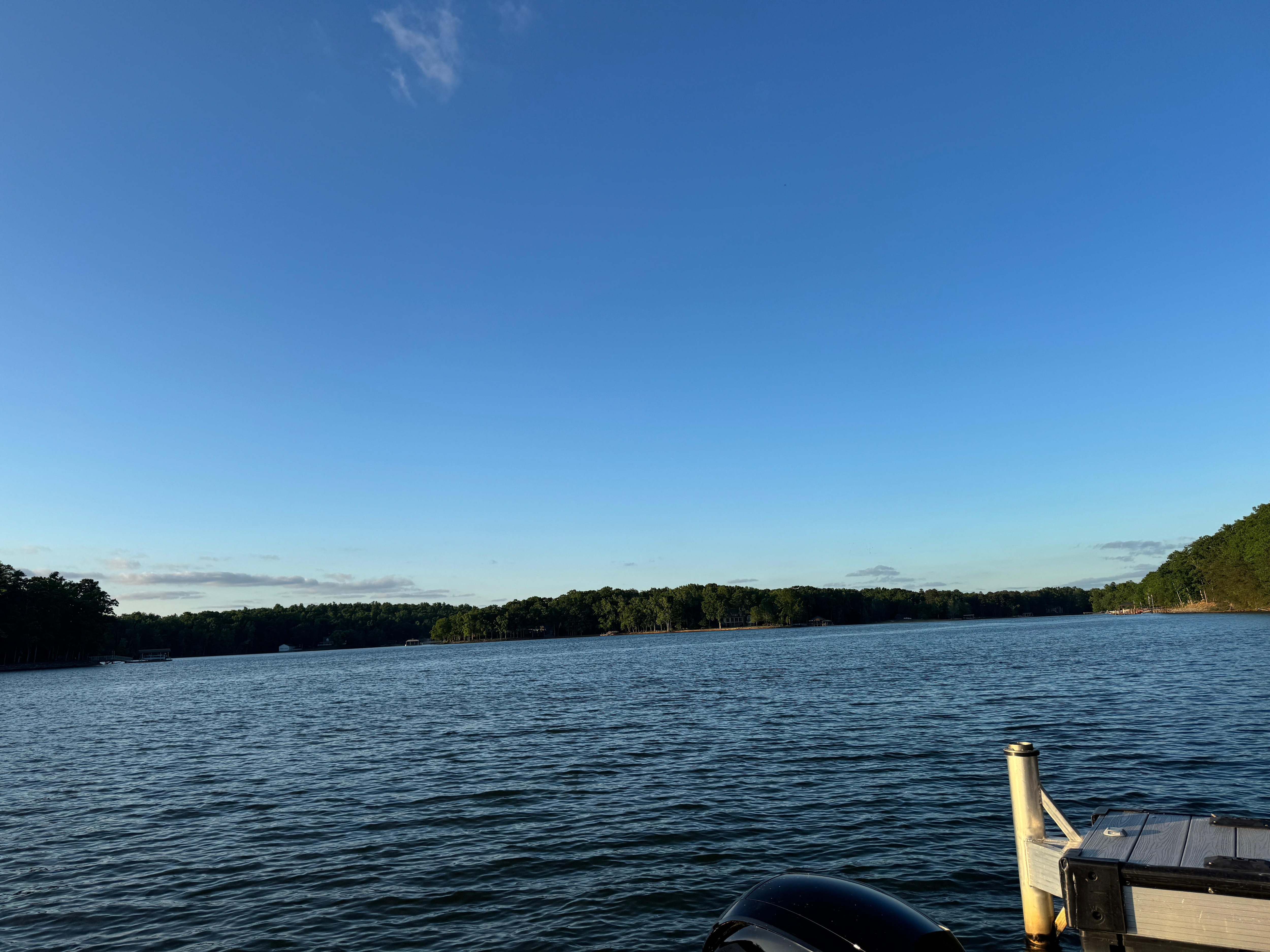 View from the dock