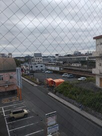 4階から見た掛川駅