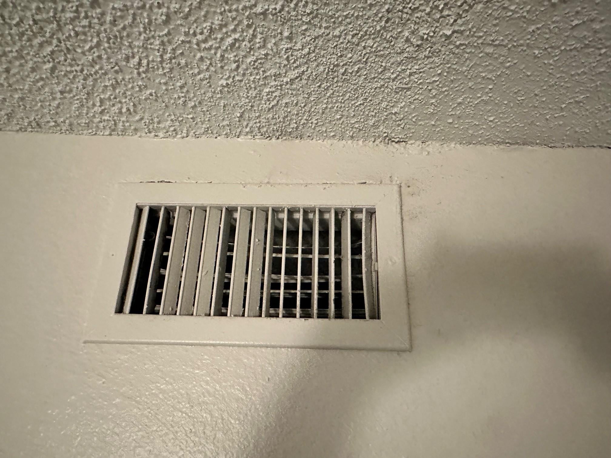 Air vents are gross and full of dust.