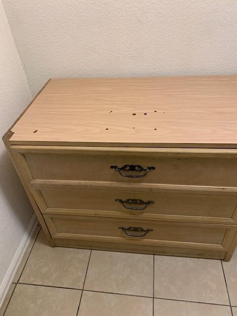 Burn marks in nonsmoking room