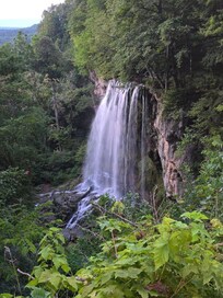 Falling spring falls.