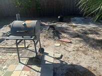 Backyard condition did not match listing photos