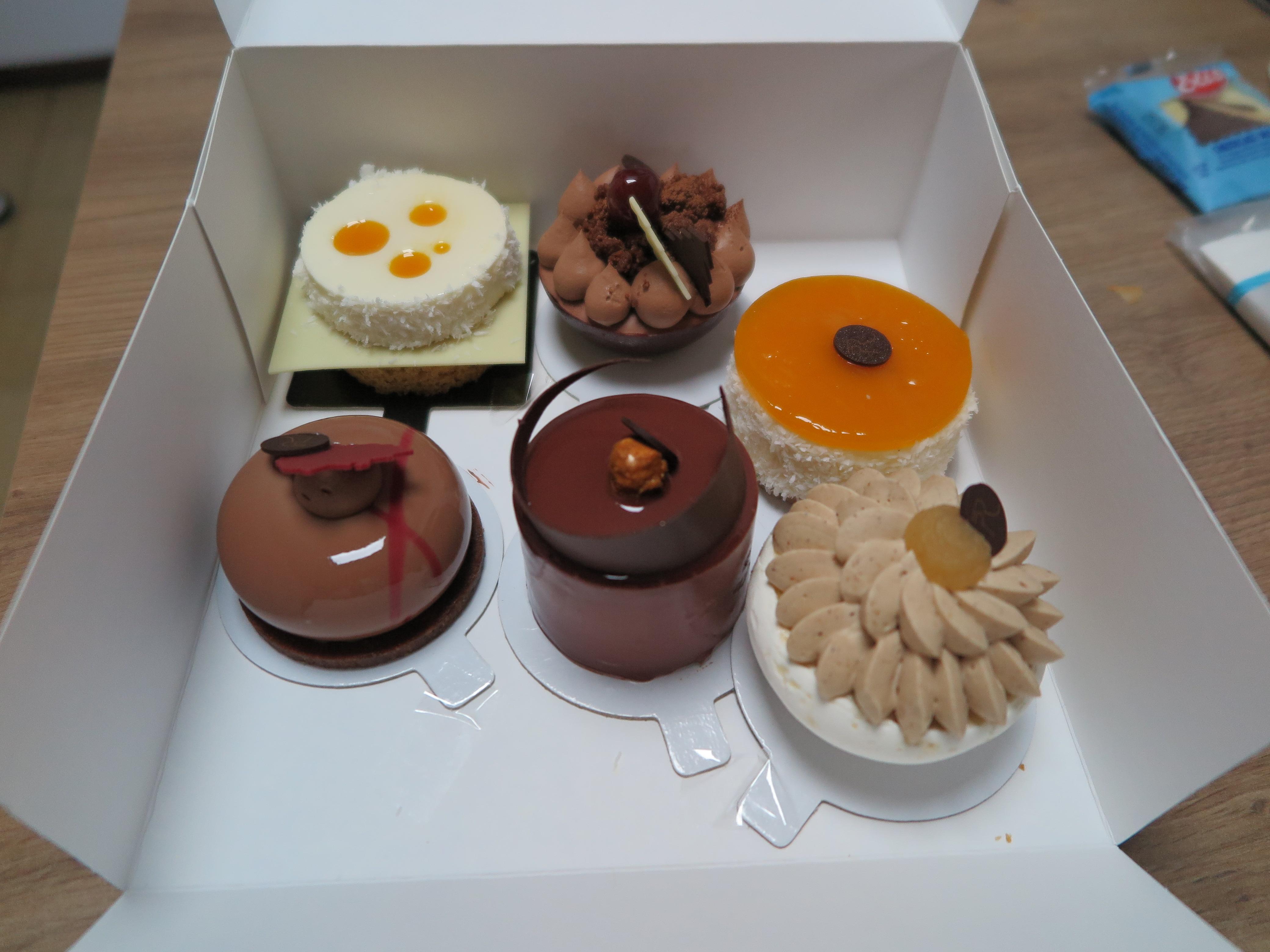 Amazing pastries from Philippe Rigollot Patisserie, downstairs