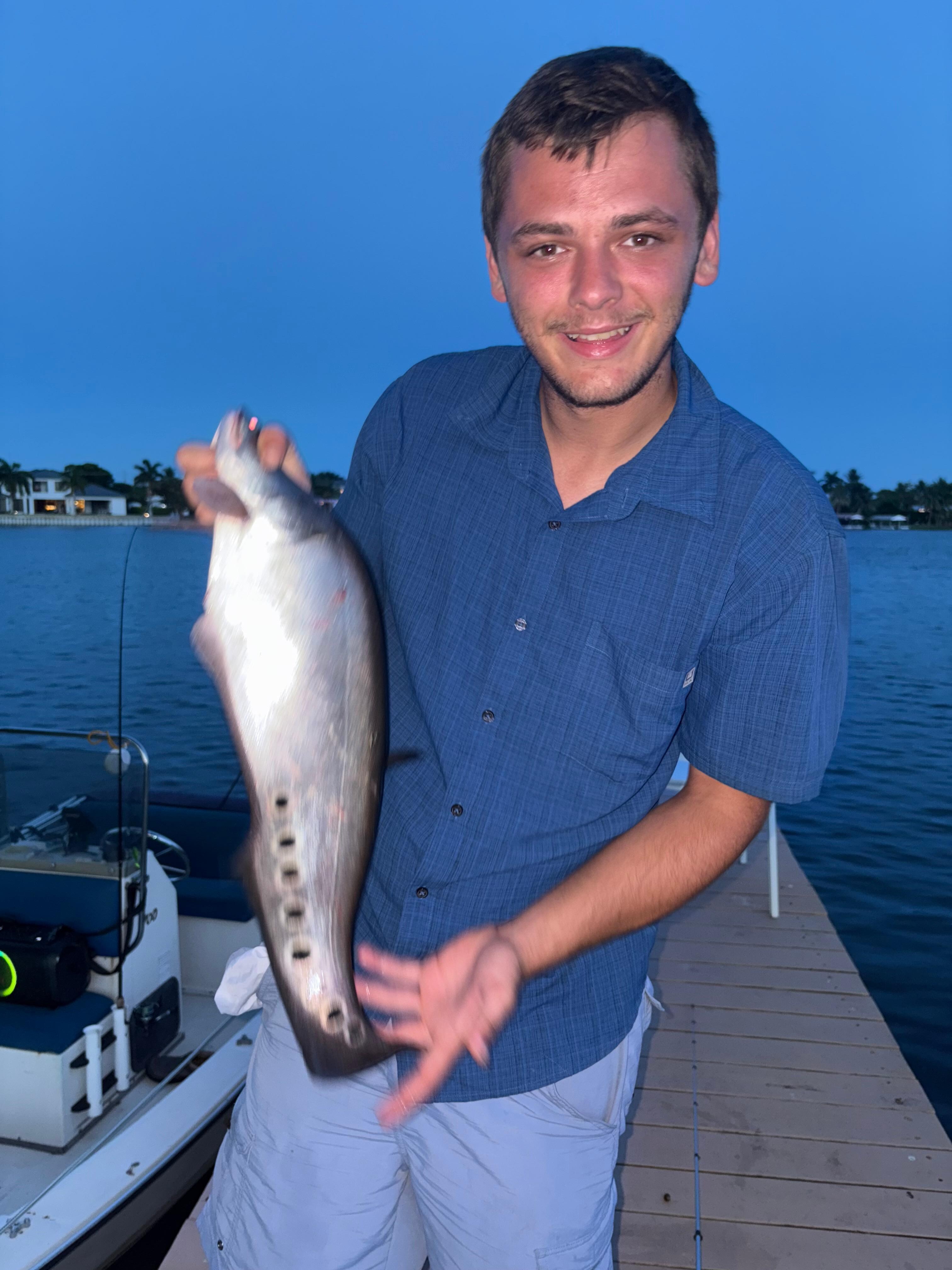 Off the dock