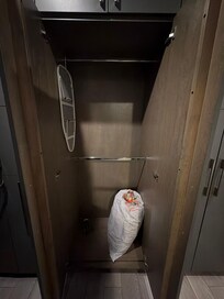 An ironing board with no iron