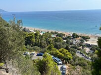 Road down to hotel and beach