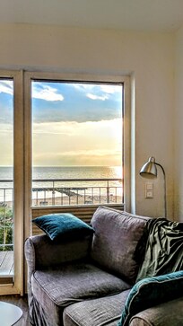 Blick morgens vom Bett aus